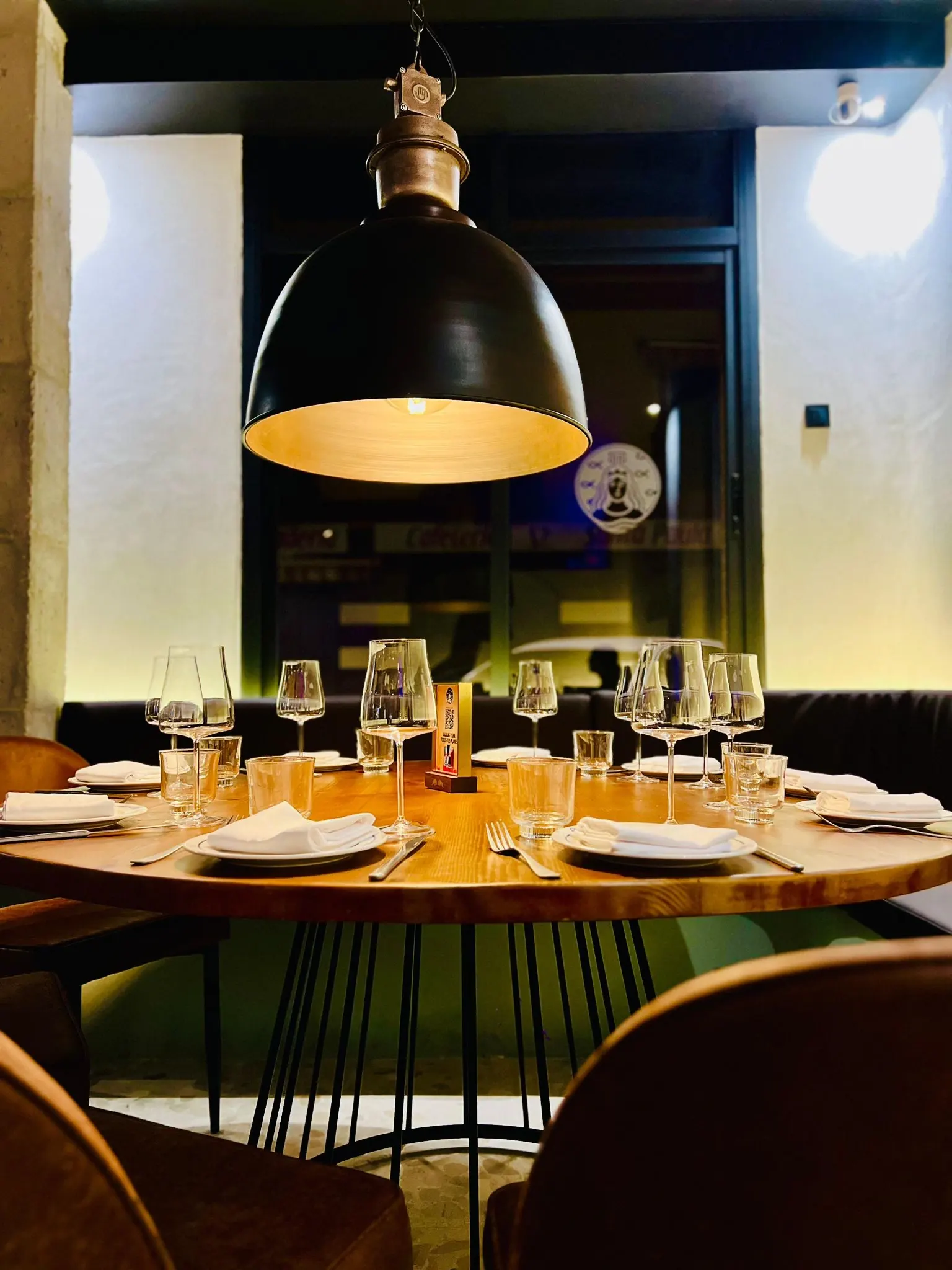 Mesa en el restaurante